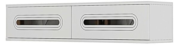 Rany komód, fehér-ezüst, 120 cm – TR555CHM1629