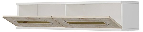 Rany komód, fehér-travertin, 120 cm – TR555CHM1630