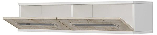 Rany komód, fehér-travertin, 120 cm – TR555CHM1631