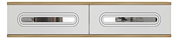 Rany komód, zafír tölgy-fehér, 120 cm – TR555CHM1633