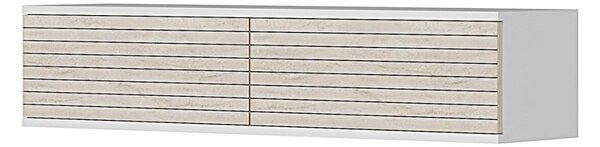 Zeynep komód, fehér-travertin, 120 cm – TR555CHM1647