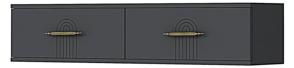 Ida komód, antracit, 120 cm