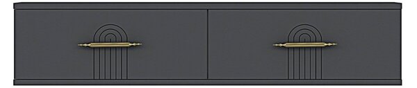 Ida komód, antracit, 120 cm