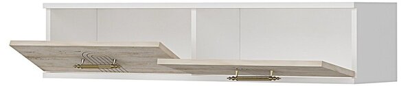 Ida komód, fehér-travertin, 120 cm – TR555CHM1652