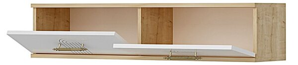 Ida komód, zafír tölgy-fehér, 120 cm