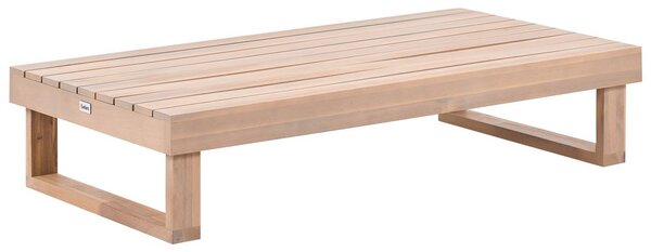 Kerti dohányzóasztal MARETTIMO 60 cm 110 cm Tanúsított akácfa Világosbarna