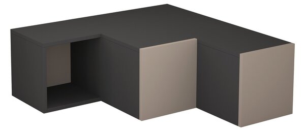 TV asztal/szekrény Cicone (antracit + világosbarna)