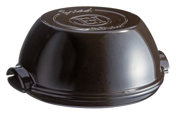 Fekete kerámia kenyérsütő forma, ⌀ 29,5 cm - Emile Henry