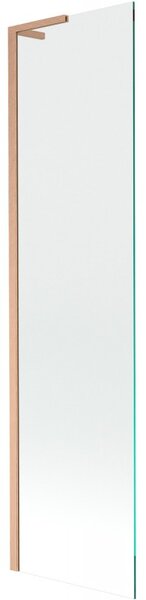 Mexen Next L, 1 szárnyas kádparaván 50 x 150 cm, 6mm átlátszó üveg, rézprofil, 895-050-000-03-00-65