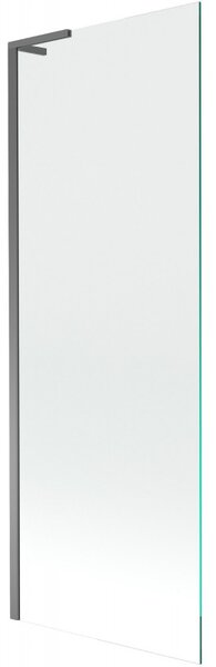 Mexen Next L, 1 szárnyú kádparaván 70 x 150 cm, 6 mm átlátszó üveg, grafit profil, 895-070-000-03-00-95