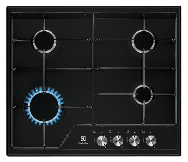 Electrolux EGS6424K Beépíthető Gáz Főzőlap 60cm 4 Égő Fekete