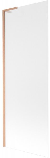 Mexen Next L, 1 szárnyú kádparaván 70 x 150 cm, 6 mm-es mattüveg, rézprofil, 895-070-000-03-30-65