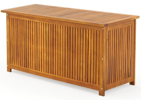 ACACIA fa tárolódoboz, 117x50x59cm, természetes barna Jurhan