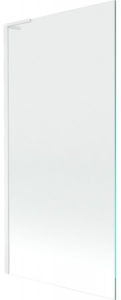 Mexen Next L, 1 szárnyas kádparaván 90 x 150 cm, 6mm átlátszó üveg, fehér profil, 895-090-000-03-00-20