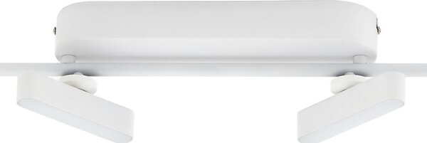 Lindby LED-es reflektor Eldrin, fehér, 6-fényes, fénycsík, fényszalag, dimmelhető, Fehér / opál, Nappali / Étkező, fém, Modern