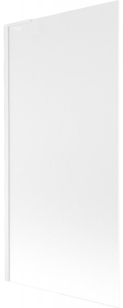 Mexen Next L, 1 szárnyú kádparaván 90 x 150 cm, 6 mm-es mattüveg, fehér profil, 895-090-000-03-30-20