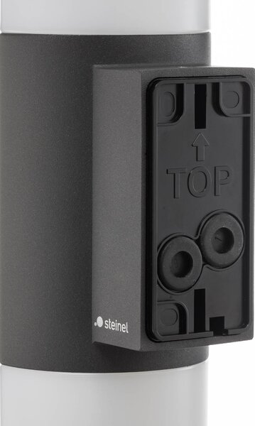 STEINEL 910 S LED érzékelős fali lámpa antracit, Fekete, Alumínium, Modern