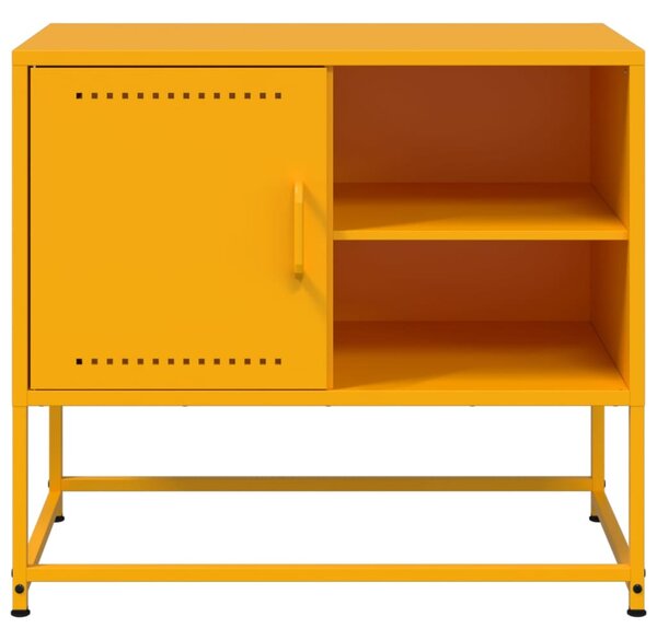 Antracitszürke acél TV-szekrény 100,5x39x60,5 cm