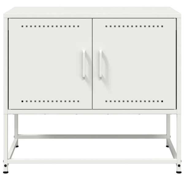 Fehér acél TV-szekrény 68,5x39x60,5 cm