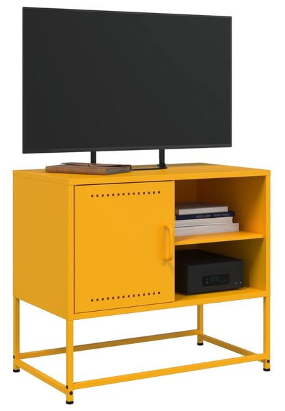 Antracitszürke acél TV-szekrény 100,5x39x60,5 cm