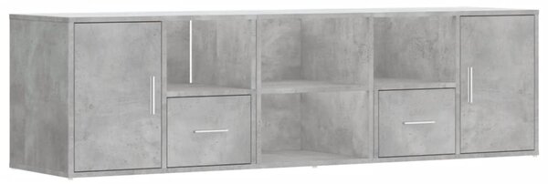 Betonszürke szerelt fa sarokszekrény 160 x 40 x 45 cm