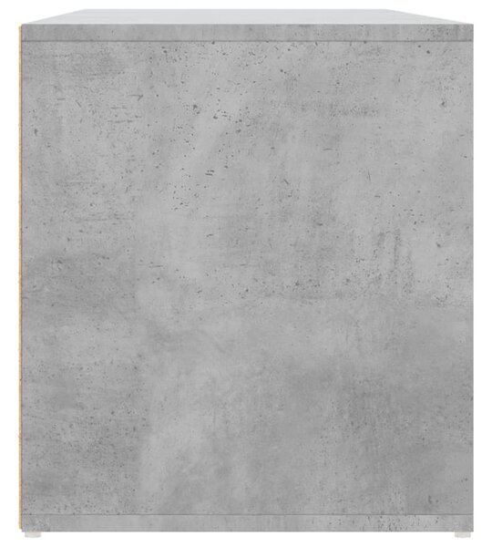 Betonszürke szerelt fa sarokszekrény 160 x 40 x 45 cm