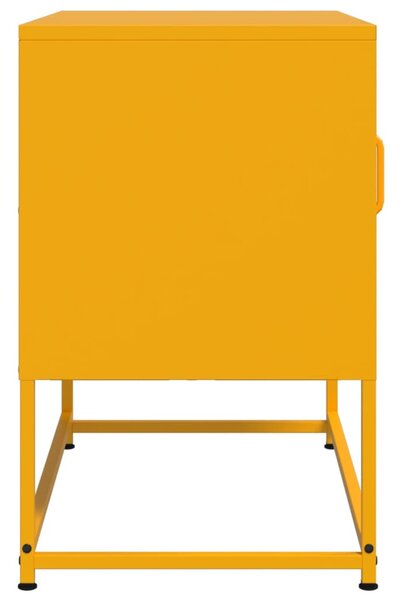 Antracitszürke acél TV-szekrény 100,5x39x60,5 cm