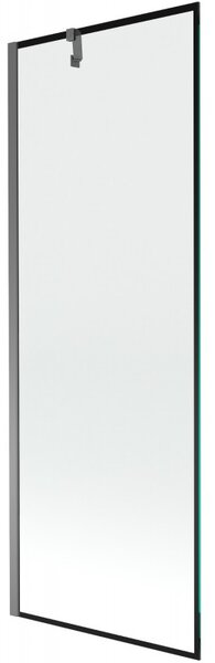 Mexen Next, 1 szárnyas kádparaván 70 x 150 cm, 6mm átlátszó üveg - fekete mintás, grafit, 895-070-000-00-70-95