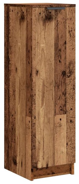 Antik fa színű szerelt fa cipőszekrény 29,5 x 35 x 100,5 cm