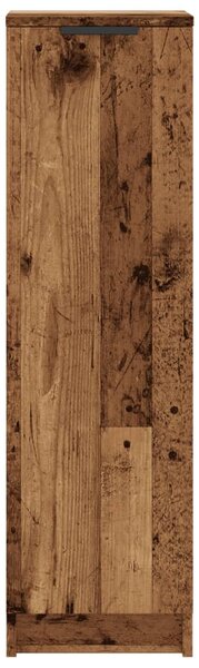 Antik fa színű szerelt fa cipőszekrény 29,5 x 35 x 100,5 cm