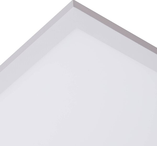 Lindby LED panel Lamin, fehér, 80 cm, CCT, fényerőszabályzó, távirányítóval, dimmelhető, Fehér / opál, Nappali / Étkező, Modern
