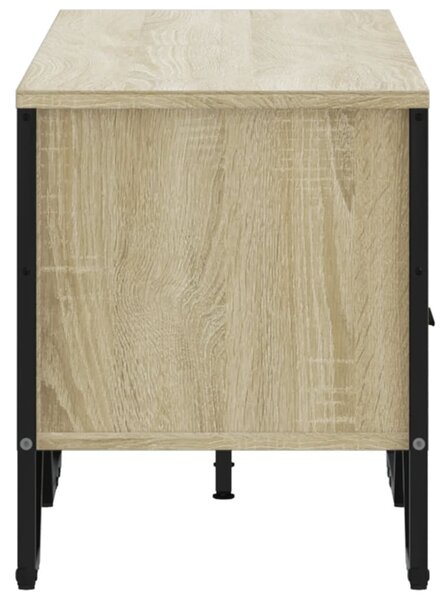 Sonoma tölgy színű szerelt fa TV-szekrény 122 x 34 x 41 cm