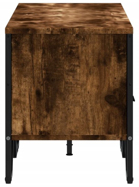 Füstös tölgy színű szerelt fa TV-szekrény 122 x 34 x 41 cm