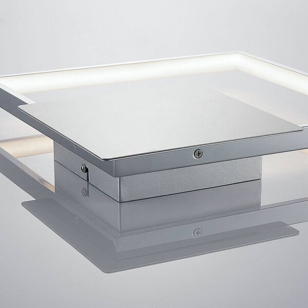 Lindby Anays LED-es fali lámpa, 32 cm x cm, króm/világos, Tiszta / átlátszó, Nappali / Étkező, Műanyag, Modern