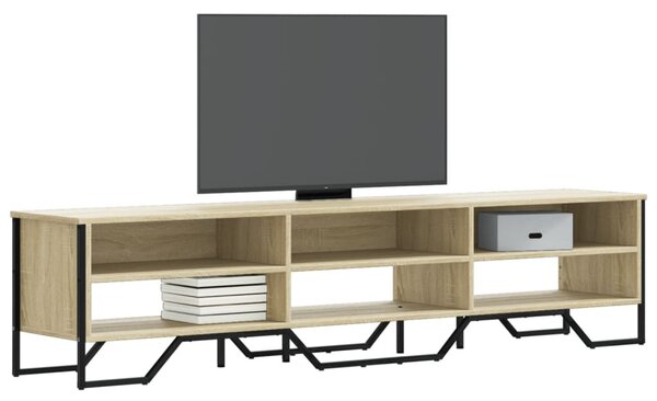 Sonoma tölgyszínű szerelt fa TV-szekrény 180 x 34 x 41 cm