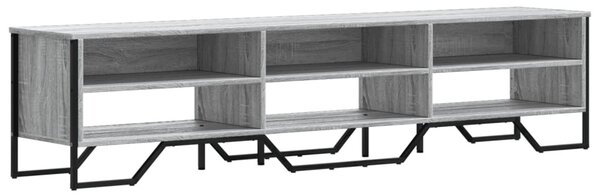 Szürke sonoma színű szerelt fa TV-szekrény 180 x 34 x 41 cm