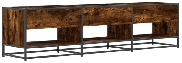 Füstös tölgy színű szerelt fa TV-szekrény 180 x 40 x 46 cm