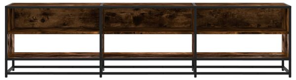Füstös tölgy színű szerelt fa TV-szekrény 180 x 40 x 46 cm