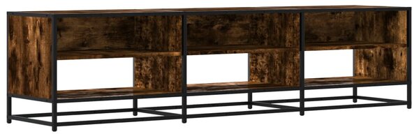 Füstös tölgy színű szerelt fa TV-szekrény 180 x 40 x 46 cm