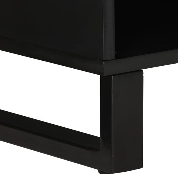 Tömör mangó- és szerelt fa TV-szekrény 100 x 33 x 46 cm
