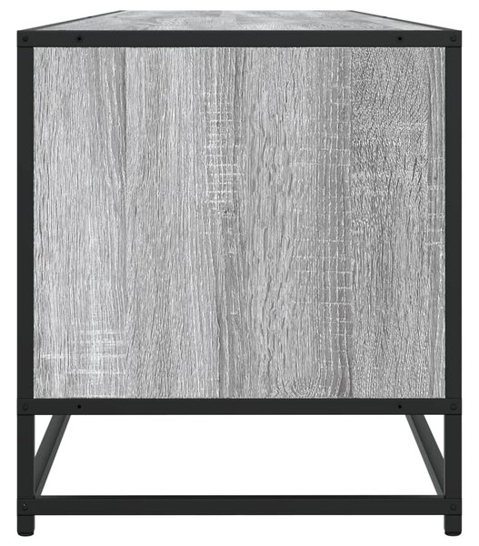 Szürke sonoma színű szerelt fa TV-szekrény 180 x 40 x 46 cm