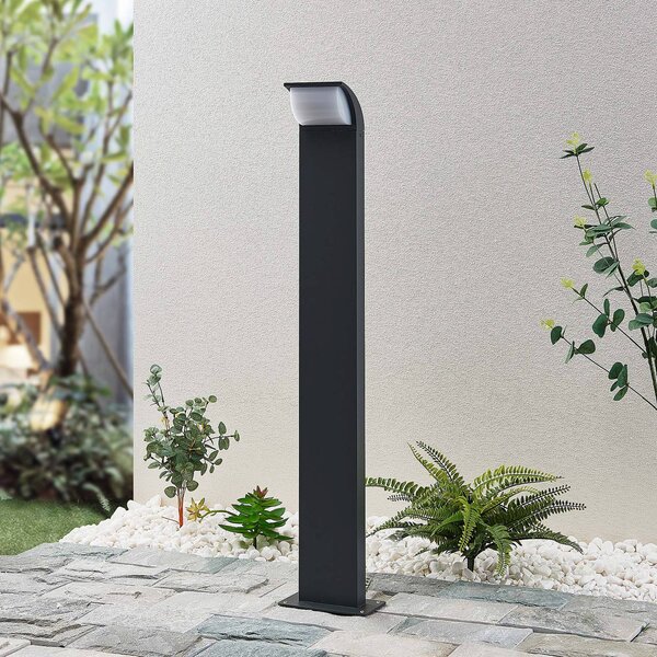 Lucande LED-es útvilágítás Tinna, 80 cm, antracit, IP65, Fekete, Alumínium, Modern