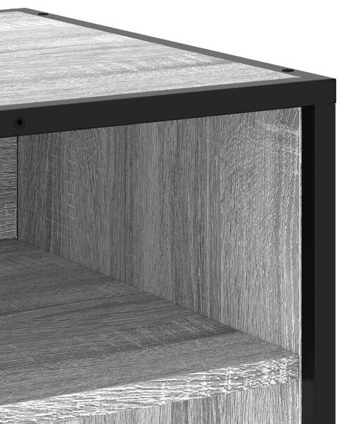 Szürke sonoma színű szerelt fa TV-szekrény 180 x 40 x 46 cm