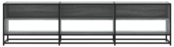 Szürke sonoma színű szerelt fa TV-szekrény 180 x 40 x 46 cm