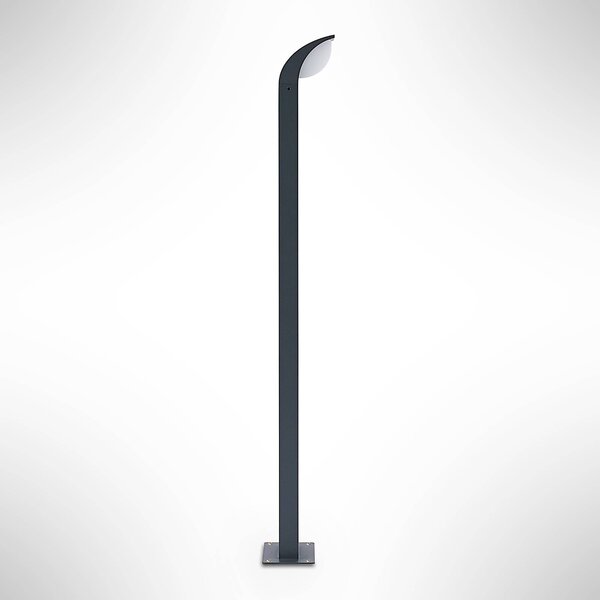 Lucande LED-es útvilágítás Tinna, 80 cm, antracit, IP65, Fekete, Alumínium, Modern