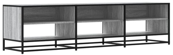 Szürke sonoma színű szerelt fa TV-szekrény 180 x 40 x 46 cm