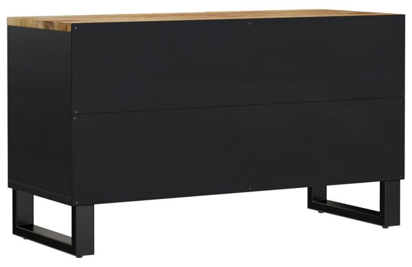 Tömör mangó- és szerelt fa TV-szekrény 80 x 33 x 46 cm