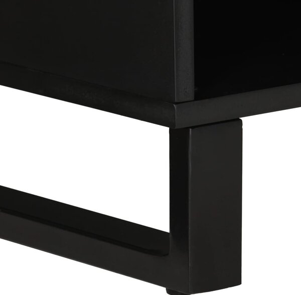 Tömör mangófa és szerelt fa TV-szekrény 100 x 33 x 46 cm
