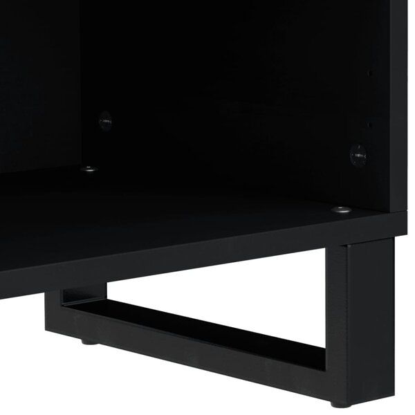 Tömör mangó- és szerelt fa TV-szekrény 80 x 33 x 46 cm
