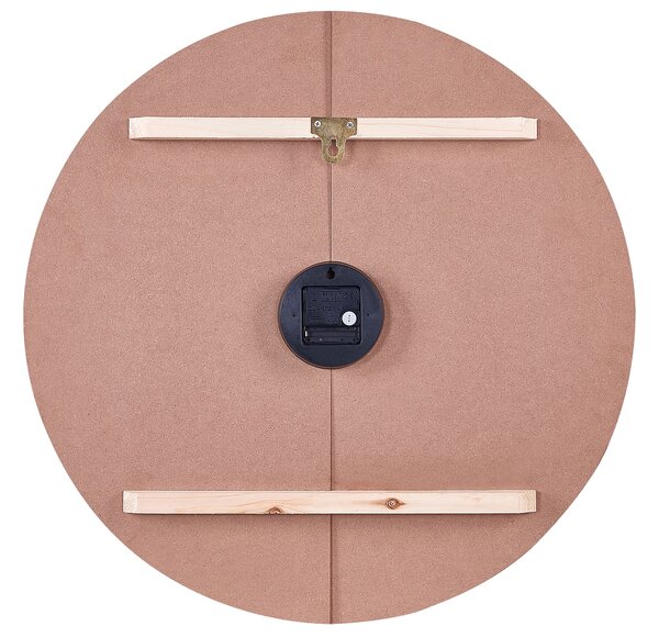 Fali óra CABIC 60 cm Világosbarna